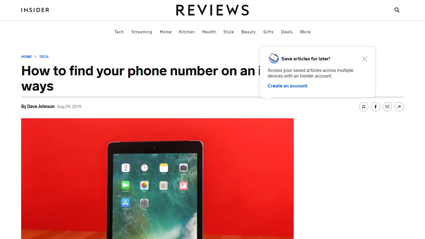 How to Find Your Phone Number on an iPad in 2 Ways - Business Insider